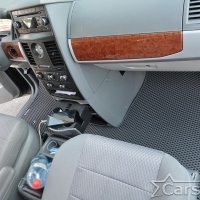 Автомобильные коврики EVA на Chrysler Town & Country V (2007->) 2 ряд: кресла 1+1 не убираются в пол