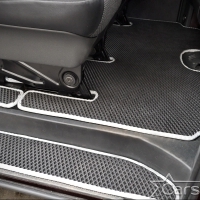 Коврики текстильные на Mercedes-Benz Viano W639 без столика (2003-2014)
