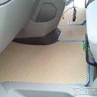 Двухслойные коврики EVA на Toyota Noah-Voxy II пр.руль (2007-2015) Без салазок